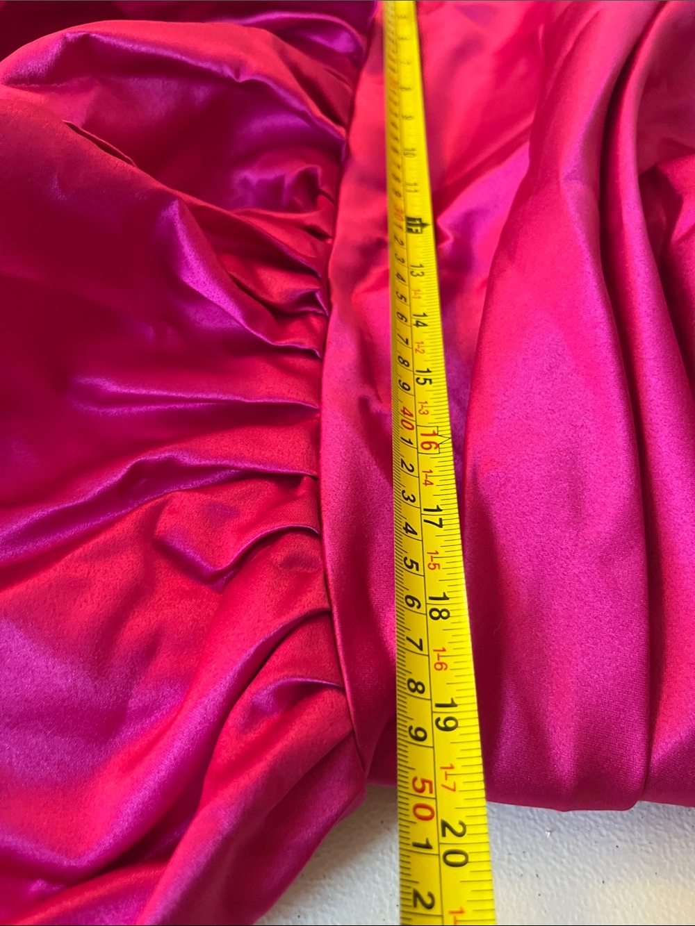 Loyeloy Fuchsia One Shoulder Floor Length Gown - Picture 11 of 14